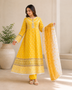 Sunshine Elegance 3 Piece Embroidered Stitched Suit