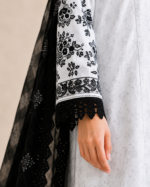 Arctic Elegance 3 Piece Embroidered Stitched Suit - Image 5