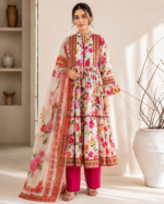 Blossom Affair 3 Piece Embroidered Stitched Suit