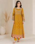 Golden Radiance Luxury Pret 3 Piece - Stitched - Image 3