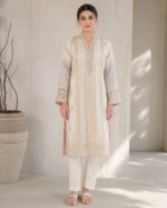 Pastel Serenity Luxury Pret 3 Piece - Stitched - Image 3