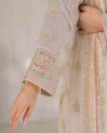 Pastel Serenity Luxury Pret 3 Piece - Stitched - Image 5